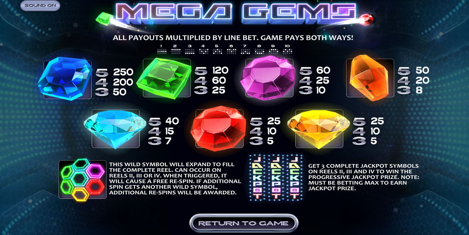 mega-gems-paytable